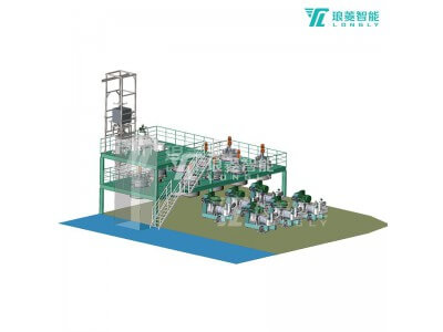 瑯菱智能鋰離子電池負極材料自動化產(chǎn)線