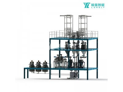 瑯菱智能鋰電池高效勻漿智能產(chǎn)線